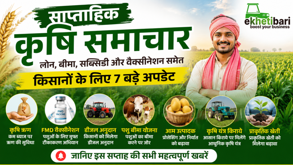 साप्ताहिक कृषि समाचार 2026
